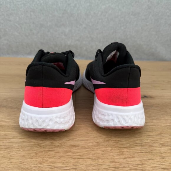 Nike Womens Revolution 5 Running Shoes Size 11 Black Violet Coral Workout Gym - Picture 6 of 13